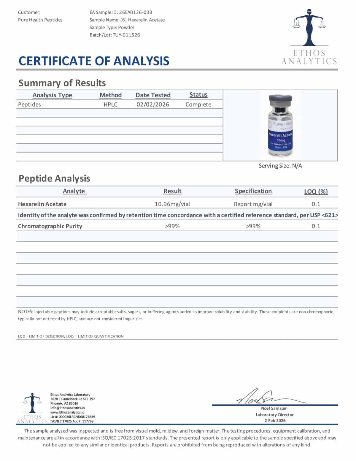 Hexarelin Acetate - Image 4